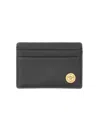 Versace Jellyfish Card Holder In Black
