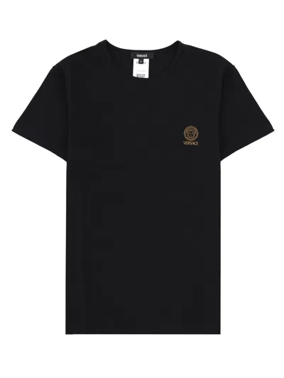 Versace "jellyfish" Underwear T-shirt In Black