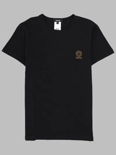 Versace Tshirt Intima Medusa In Black