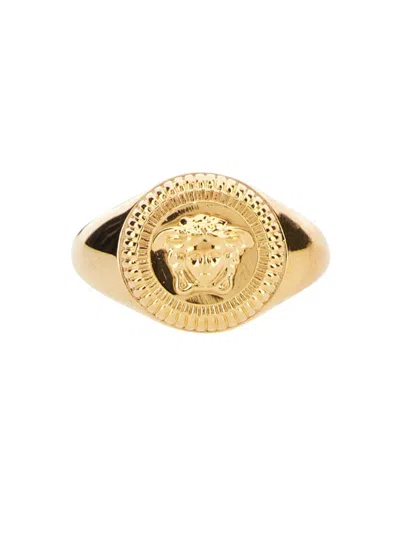 Versace Jellyfish-inspired Ring For Men In Gray