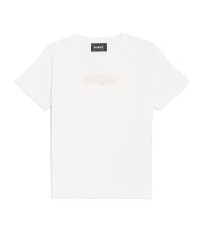 Versace Kids' Jersey Graphic Print T-shirt In Red