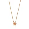 Versace Medusa Head Cable-link Necklace In Gold
