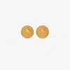 Versace Tribute Medusa Stud Earrings In Gold