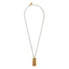Versace Medusa Head-detailed Necklace In Gold