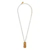 Versace Medusa Head-detailed Necklace In Gold