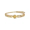 Versace Medusa Crystal-embellishment Necklace In Gold