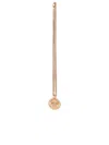 Versace Gold Brass Medusa Biggie Necklace In Gold