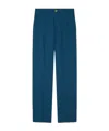 Versace Wool Jogger Pants In Blue