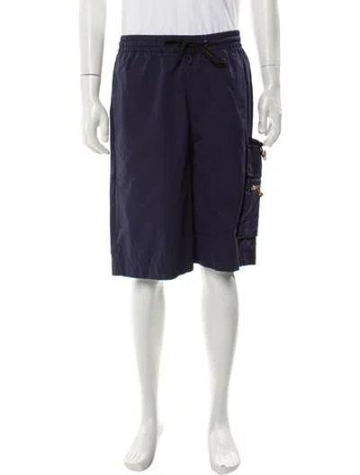 Pre-owned Versace Jogger Shorts In Purple