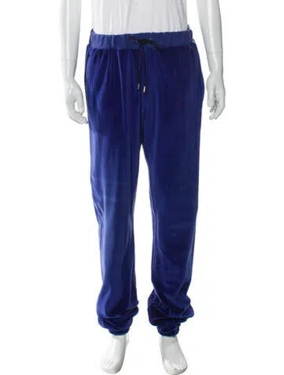 Pre-owned Versace Joggers In Blue