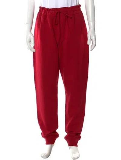 Pre-owned Versace Joggers In Red