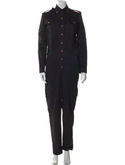 Pre-owned Versace Jumpsuit In Black