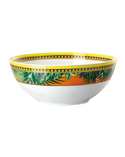 Versace Jungle Animalier Cereal Bowl In Multi