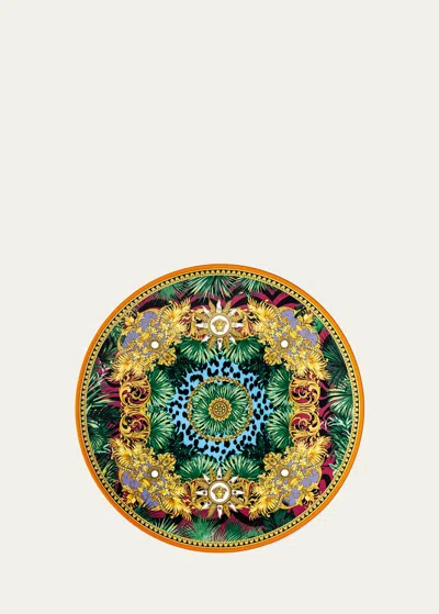 Versace Jungle Animalier Wild Service Plate In Multi
