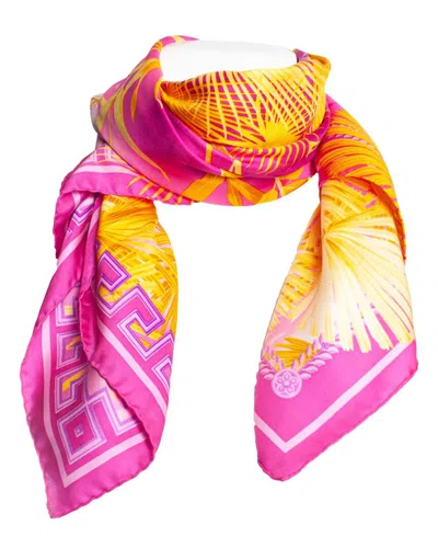 Pre-owned Versace Jungle Print Scarf (authentic Pre-loved)