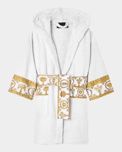 Versace Kid & Apos;s Bath Robe In White
