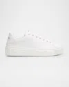 Versace Kid's Greca Low Top Sneakers, Kids In White