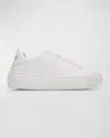 Versace Kid's Greca Low Top Sneakers, Toddlers In White