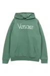 Versace Hoodie 1978 Re-edition Logo Kids In Green