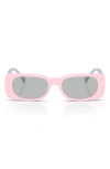 Versace Kids' 47mm Rectangular Sunglasses In Pink