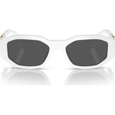 Versace Kids' 48mm Small Rectangle Sunglasses In Multi