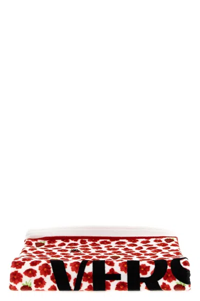 Versace Kids Beach Towel 'strawberry Garden'