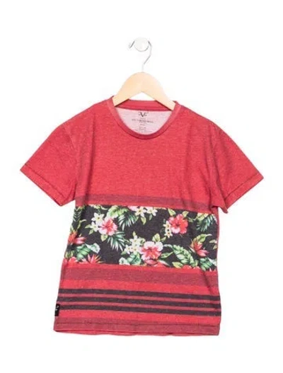Pre-owned Versace Kids Boys' Short- Sleeve T-shirt In Red