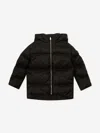 Versace Black Barocco Down-padded Jacket In Black