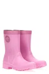 Versace Greca Kids Rainboots In Pink