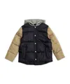 Versace Insulated Hooded Jacket In Multi