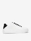 VERSACE KIDS LEATHER LOGO TRAINERS