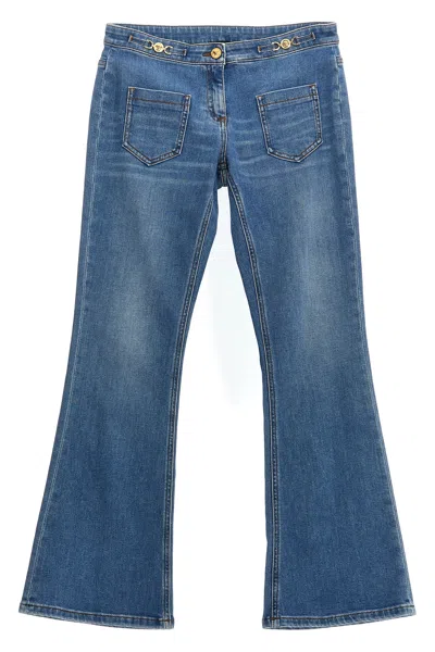 Versace Kids 'medusa' Jeans In Blue
