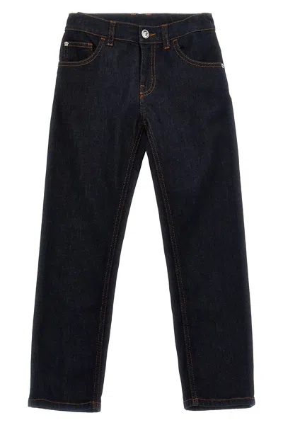 Versace Kids 'medusa' Jeans In Blue