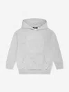 Versace Kids Medusa Logo Hoodie In Gray