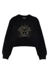 Versace Kids 'medusa' Rhinestone Sweatshirt
