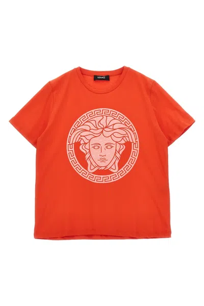 Versace Kids 'medusa' T-shirt In Red