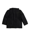 Versace Long-sleeve Down Jacket In Black