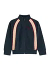 Versace Logo-embroidered Sweatshirt In Navy