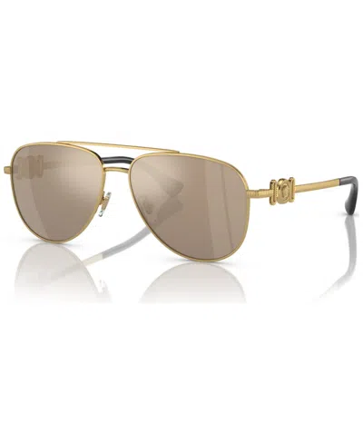 Versace Kids Sunglasses, Vk2002 (ages 7-10) In Gold-tone 1