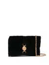 Versace Structured Black Bag With Subtle Hardware Accents In Black