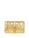 Versace Kleio Metallic Mini Bag With Quilted Design
