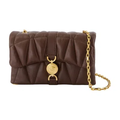Versace Kleio Mini Bag Kleio Lamb Leather Crossbody - Calfskin - Brown