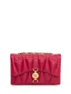Versace Mini Nappa Kleo Bag In Women In Red