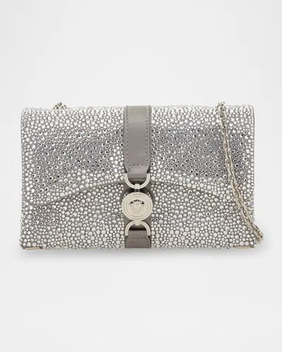 Versace Kleio Mini Crystal-studded Shoulder Bag
