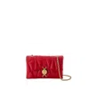 Versace Medusa 95 Mini Quilted Leather Shoulder Bag In Red