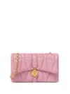 Versace Kleio Quilted Mini Bag In Pink