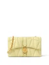 Versace Kleio Quilted Mini Bag In Yellow