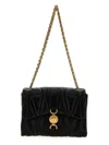 Versace Quilted Shoulder Bag Kleio In Black