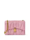 Versace Kleio Quilted Shoulder Bag In Rose