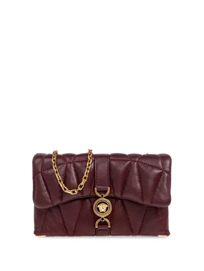 Versace Kleio Shoulder Bag In Red